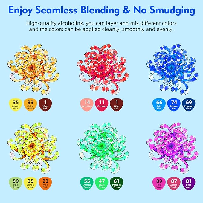 HOMSAILMO 80 color liquor base mark, double pointed permanent painting mark - Image 3