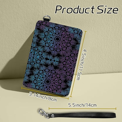 BWEGRHE Small Travel Wallets, RFID Blocking PU Leather Credit Card Holder - Image 2