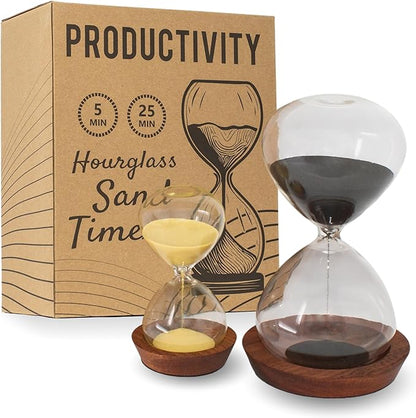 Decorative Hourglass Sand Timer Set by Chillkat