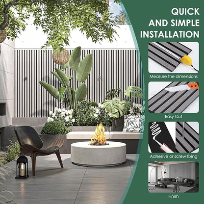 VallisCo 4-Piece Wood Slat Acoustic Panels - Image 6