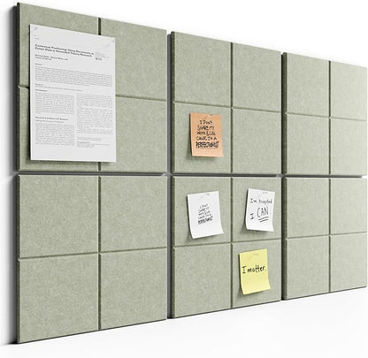 Bumusty Large Cork Board Alternative-36 x24 Felt Bulletin Board Tiles, by Bumusty