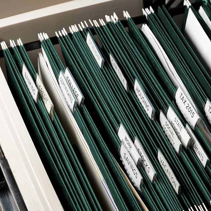 HERKKA Extra Capacity Hanging File Folders, 30 Pack Reinforced Legal Size - Image 7