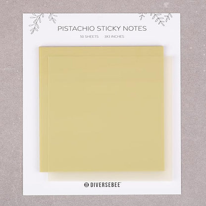 DiverseBee 50 Sheets Pastel Transparent Sticky Notes, 3x3” Clear Sticky Tabs - Image 8