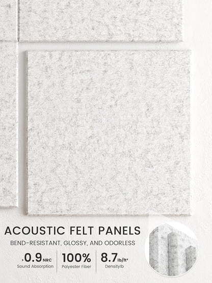 Bumusty Large Felt Bulletin Board 48" x 36" Cork Board Alternative - Image 3