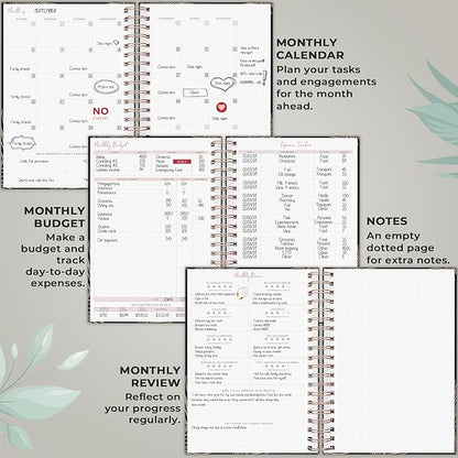 PLANBERRY Large Hourly Schedule Planner Premium – Undated Organizer - Image 4