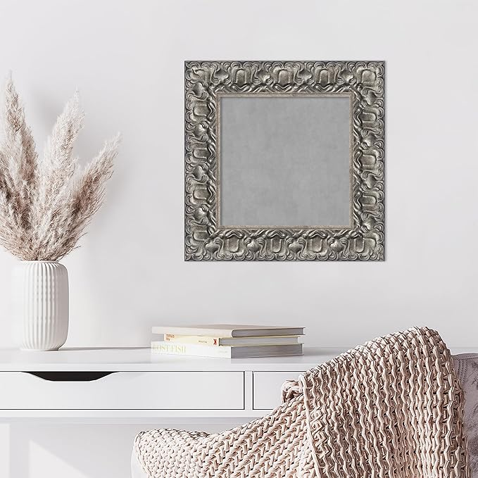 Amanti Art Silver Framed Magnetic Board 18x18 X-Small Vision Board - Image 5