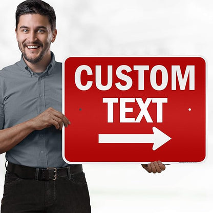 Custom Arrow, Custom Directional Sign, Right Arrow, 18x24 Inches, 3M EGP - Image 2