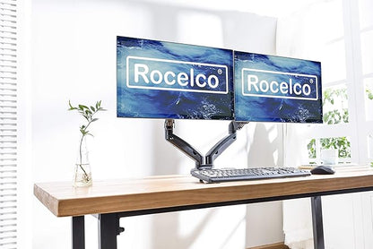 Rocelco 46" Large Height Adjustable Standing Desk Converter - Image 4