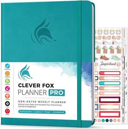 Clever Fox Planner PRO – Weekly & Monthly Life Planner to Increase Productivity by CleverFox