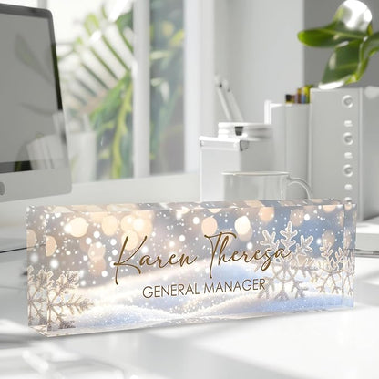 Custom Office Name Plate, Personalized Gifts - Image 2