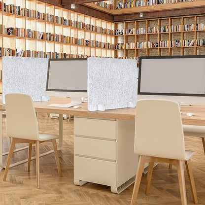 AMUSIGHT 2 Pack Acoustic Desk Dividers - Image 7