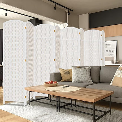 DURASPACE 8 Panel Room Divider, 6ft Tall Folding Privacy Screen, 19.5" Wide - Image 2