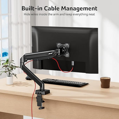 Acer Single Monitor Mount, Fully Adjustable Monitor Arm Fits 17 to 34 Inch - Image 9