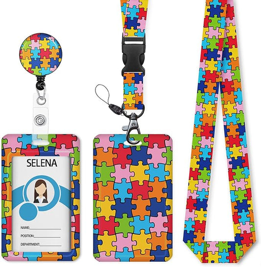 ID Badge Holder with Breakaway Lanyard, Lanyards by Mcapirivo