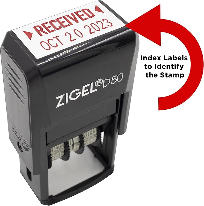 ZIGEL D50 Date Stamp with E-MAILED - Image 5