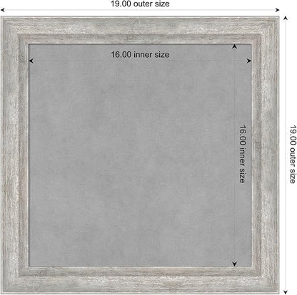 Amanti Art Silver Framed Magnetic Board 19x19 Small Vision Board - Image 3