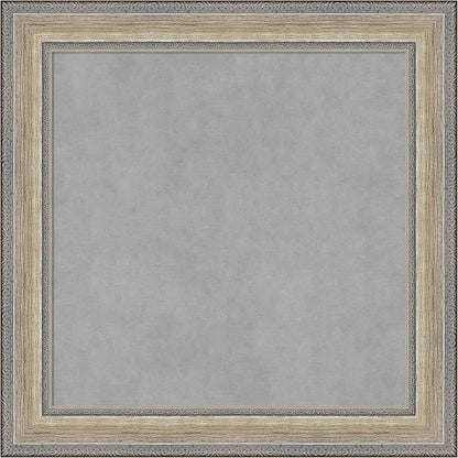 Amanti Art Silver Framed Magnetic Board 25x25 Medium Vision Board by AmantiArt