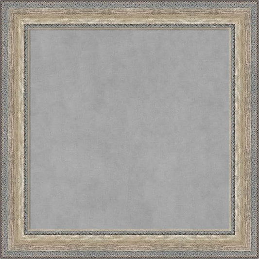 Amanti Art Silver Framed Magnetic Board 25x25 Medium Vision Board by AmantiArt