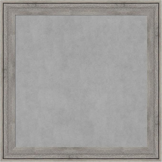 Amanti Art Grey Framed Magnetic Board 29x29 Medium Vision Board by AmantiArt