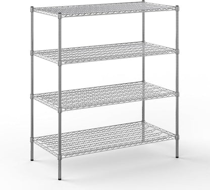 Regal Altair 24" Deep x 48" Wide x 54" Height Wire Shelving Kit | 4-Tier | NSF by Regal+Altair