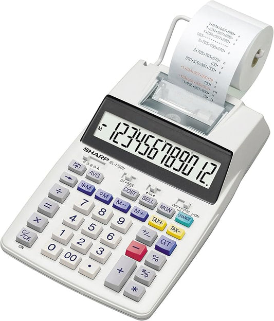 Sharp SH-EL1750V Printing Calculator by SharpCalculators