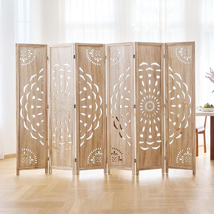 66.9Inch Wooden Room Partition - Image 7