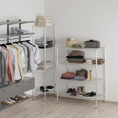 Regal Altair 24" Deep x 42" Wide x 54" Height Wire Shelving Kit | 4-Tier | NSF - Image 7