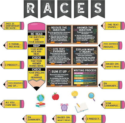 Pasimy Races Writing Strategy Bulletin Board Set Writing Process Posters - Image 8