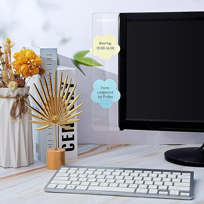 Zonon 6 Pieces Computer Monitor Notes Screen Monitor Memo Board Sticky Note - Image 4