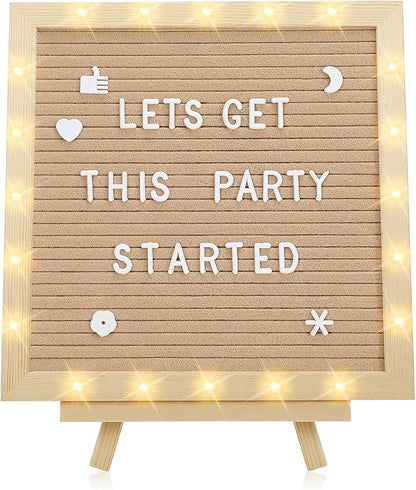 Changeable Felt Letter Board by ANPHSIN