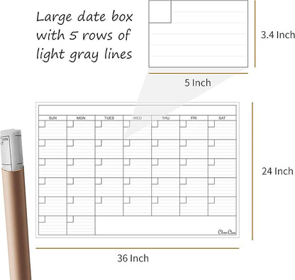 Large Dry Erase Wall Calendar - Image 2