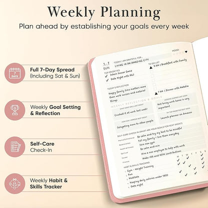 Mantra Planner 2026 Planner, Daily Journal & Gratitude Journal All-In-One - Image 5