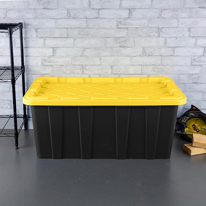 Sterilite 4-Pack Industrial Tote, Plastic Storage Container Bins - Image 5