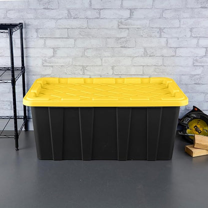 Sterilite 4-Pack Industrial Tote, Plastic Storage Container Bins - Image 5