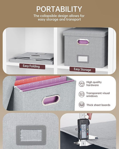 Oterri File Organizer, File Box, File Cabinet - Image 2