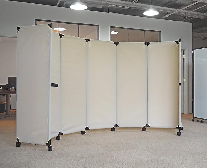 Versare MP6 Portable Folding Wall Partition | Economical 3 Panel Design | - Image 6