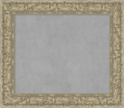 Amanti Art Silver Framed Magnetic Board 27x31 Medium Vision Board by AmantiArt