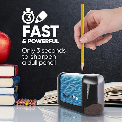 POWERME Battery-Operated Electric Pencil Sharpener - Image 4