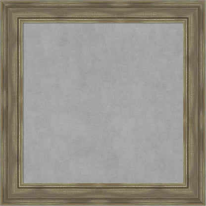 Amanti Art Grey Framed Magnetic Board 30x30 Medium Vision Board by AmantiArt