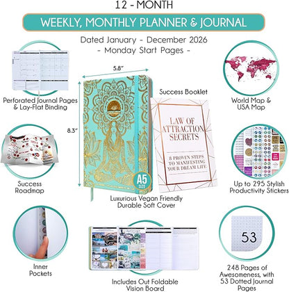 Law of Attraction Planner 2026 Deluxe - Image 2