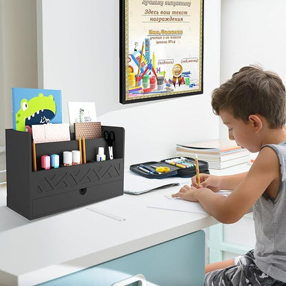 Bamboo Mail Organizer Countertop Desktop - Image 6
