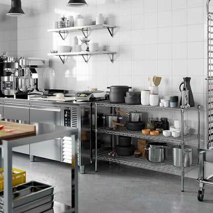 Regal Altair 18" Deep x 48" Wide x 34" Height Wire Shelving Kit | 3-Tier | NSF - Image 8