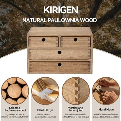 Kirigen Wood Desktop Storage Cabinet/Workspace Document Office necessity - Image 7
