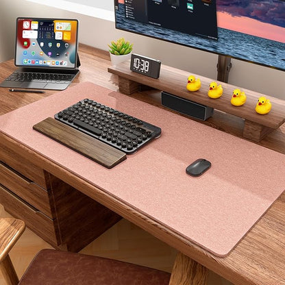 Auhoahsil Felt Desk Mat, Minimalist Large Mouse Pad XXL 35.5 x 15.7 in - Image 6