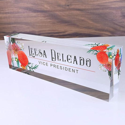 Artblox Office Desk Name Plate Personalized | Custom Name Plates by Artblox