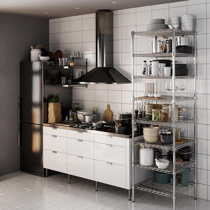 Regal Altair 24" Deep x 24" Wide x 86" Height Wire Shelving Kit | 8-Tier | NSF - Image 6