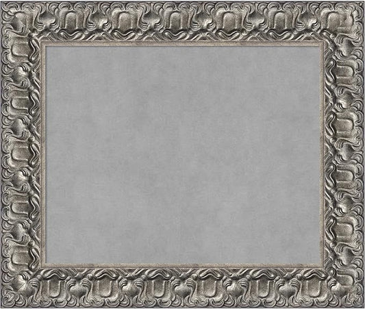 Amanti Art Silver Framed Magnetic Board 22x26 Small Vision Board by AmantiArt