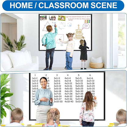 H-Qprobd Large Magnetic White Board Dry Erase Whiteboard - Image 7