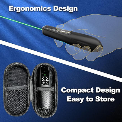 Clicker PowerPoint Presentation Wireless Presenter Remote, USB C A Project - Image 2