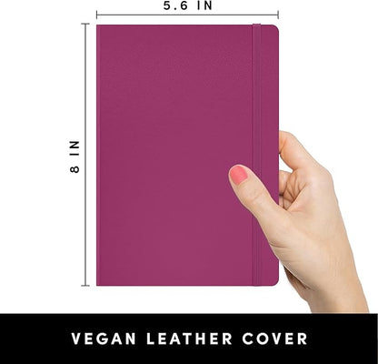 PAPERAGE Lined Journal Notebook, 252 Pages, Medium 5.6 in x 8 in - Image 2